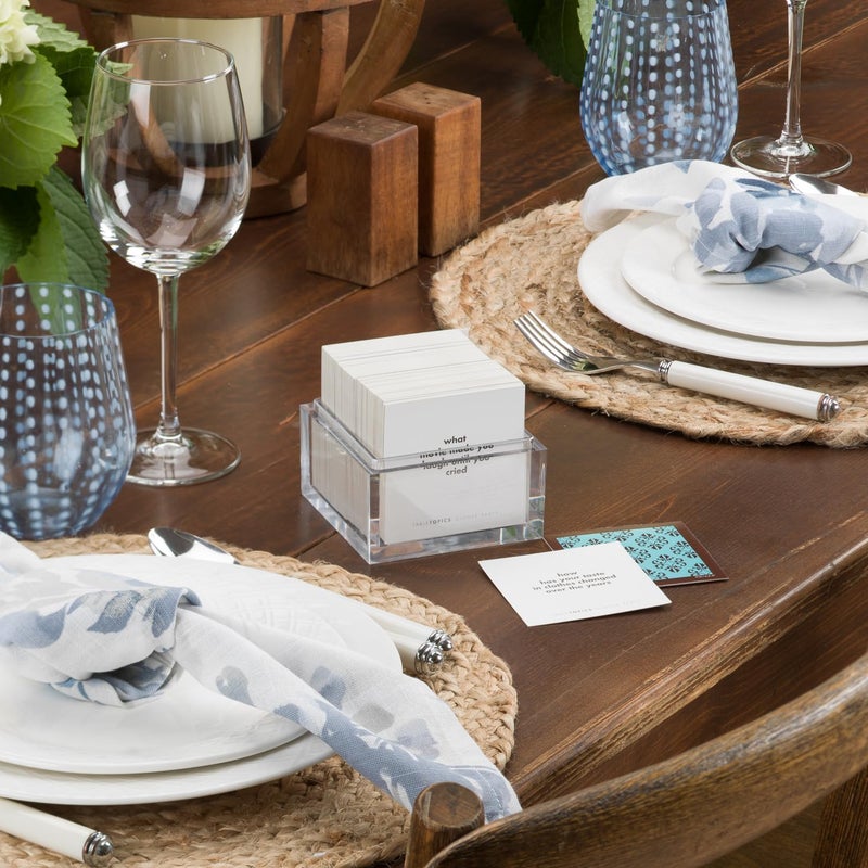 TableTopics Dinner Party Question Card Game - 135 Entertaining Conversation Starter Cards - Image 4